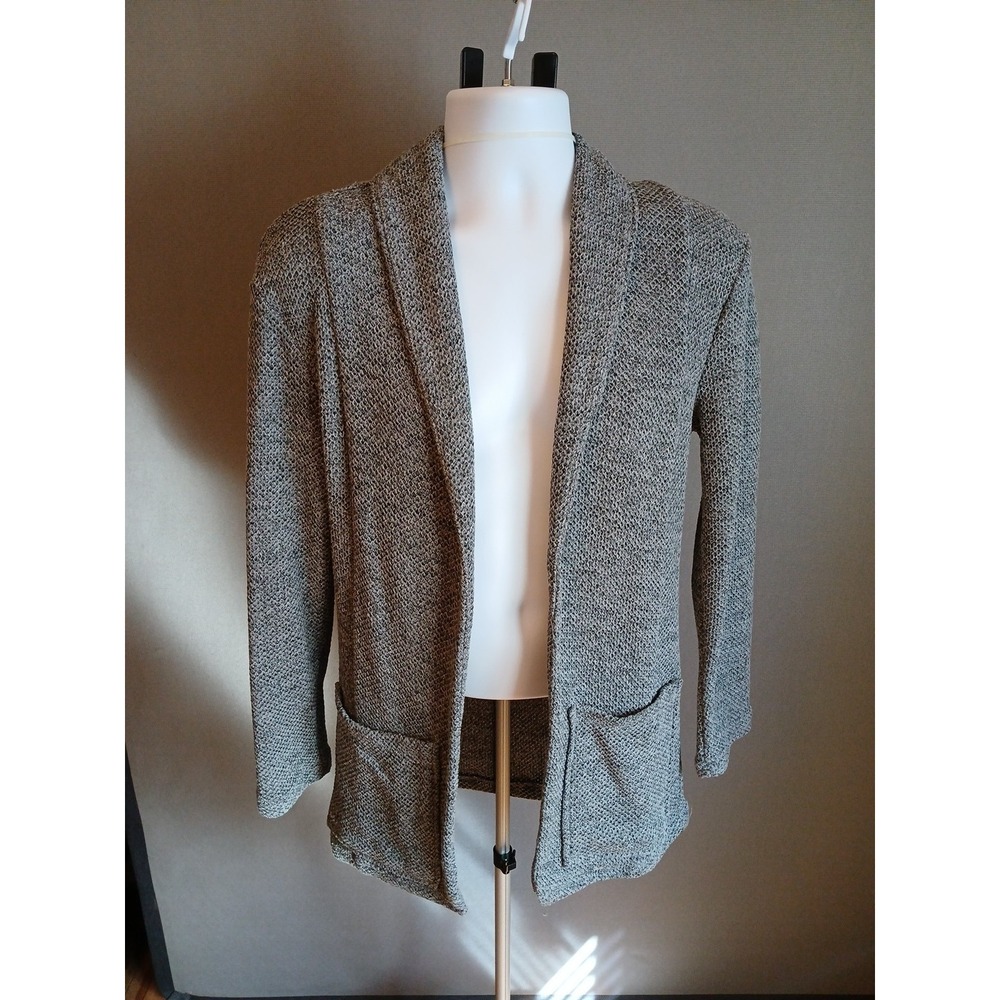 Unisex Gray Zara Knit Cardigan Coat‎